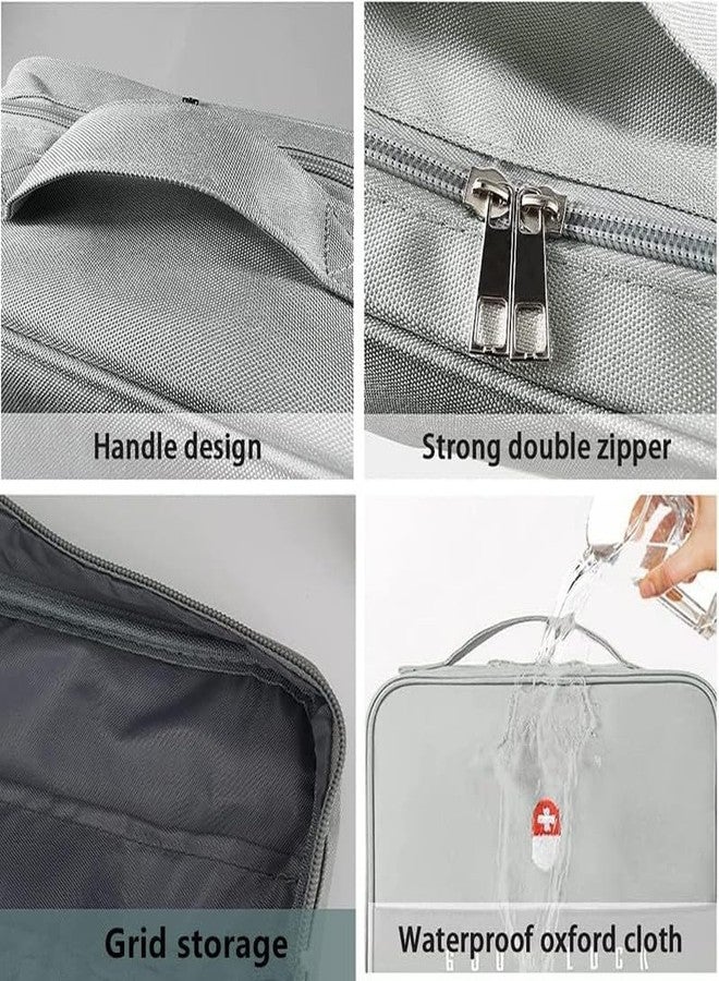 Stadash حقيبة أدوية من قطعتين من ستاداش للسفر والمنزل والمكتب - حقيبة إسعافات أولية فارغة، منظم للتخييم والرياضة والاستخدام في حالات الطوارئ، حقيبة تخزين طبية للحبوب والأقراص والمستلزمات الصحية الأساسية (متعددة الألوان) - Image 5